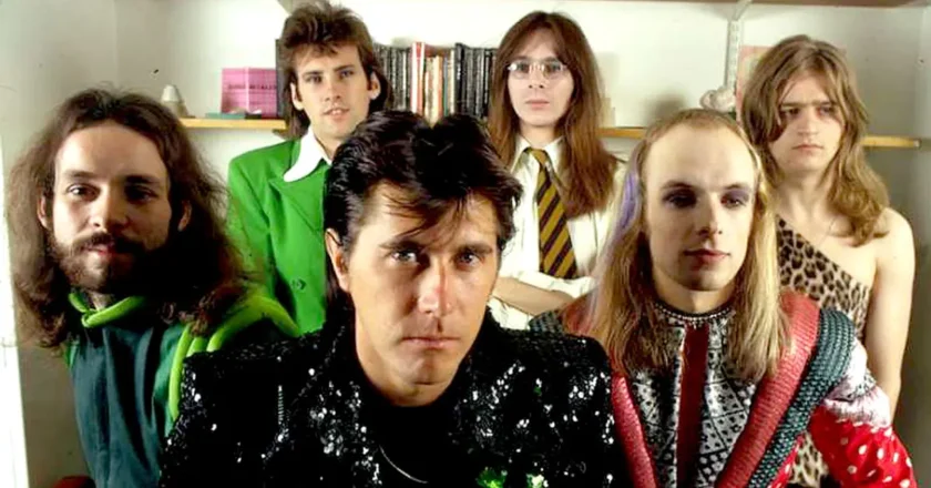 Roxy Music + glam rock band