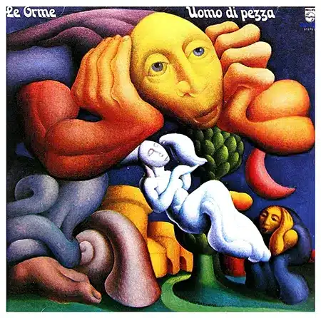 Uomo di Pezza + le orme album cover