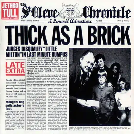 Jethro Tull + Thick as a Brick + Album